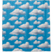 Rideaux De Douche Nuages fluides (Devant)