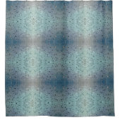 Rideaux De Douche Nuances de bleu brillant (Devant)