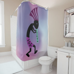 Rideaux De Douche Nuances de lavande simple Kokopelli