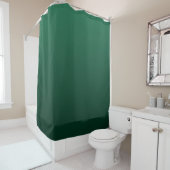 Rideaux De Douche Nuances de vert émeraude (En situation)