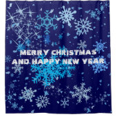 Rideaux De Douche Nuit de Noël neige (Devant)