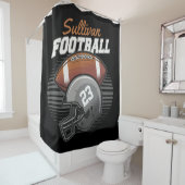 Rideaux De Douche Number Helmet (En situation)