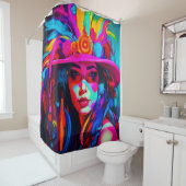 Rideaux De Douche Nuse vibrante (En situation)