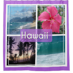 Rideaux De Douche Oahu, Paysage marin d'Hawaii