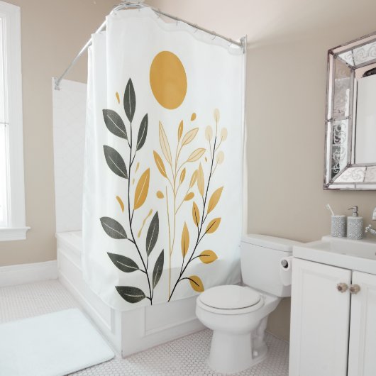 Rideaux De Douche Oasis de Boho Sunlit (En situation)