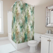 Rideaux De Douche Oasis tropicale de bambou (En situation)