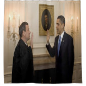 Rideaux De Douche Obama assermenté dedans comme président (Devant)