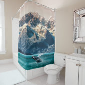 Rideaux De Douche Observation des baleines de l'Alaska : excursion e (En situation)