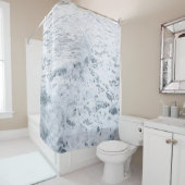 RIDEAUX DE DOUCHE OCÉAN AVEC VAGUE (En situation)