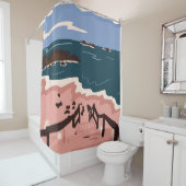 Rideaux De Douche Ocean Blues (En situation)