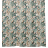 Rideaux De Douche Ocean Breeze Curtain Trendy Coastal Bath Accent (Devant)