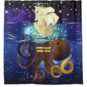 Rideaux De Douche Octopus Huge et Caravella (Devant)