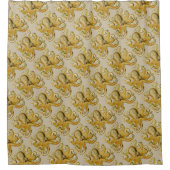 Rideaux De Douche Octopus illustration antique monstre marin (Devant)
