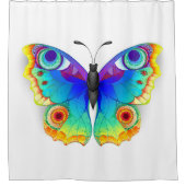 Rideaux De Douche Oeil de paon arc-en-ciel (Devant)