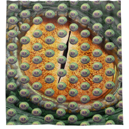 Rideaux De Douche OEil dragon (Devant)