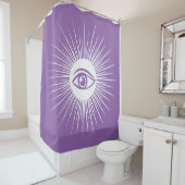 Rideaux De Douche Oeil masonique (En situation)