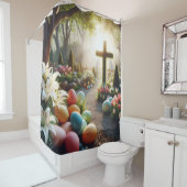 Rideaux De Douche OEuf de Pâques/Lilly (En situation)
