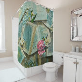 Rideaux De Douche OEuvre d'amoureux du livre (En situation)