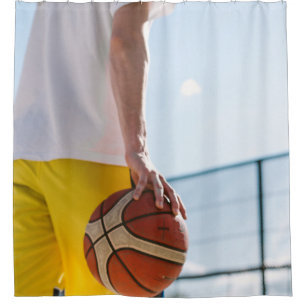 Rideaux De Douche Oeuvre de basket-ball