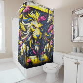 Rideaux De Douche OEuvre de Lion (En situation)