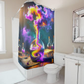 Rideaux De Douche Oeuvre de potion (En situation)
