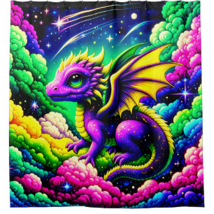Rideaux De Douche Oeuvre Dragon