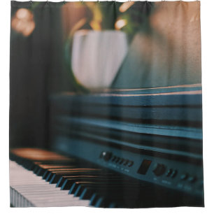 Rideaux De Douche Oeuvre Piano Cute