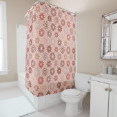 Rideaux De Douche Ogee Boho fleurs (En situation)