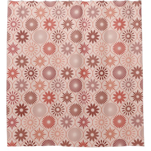 Rideaux De Douche Ogee Boho fleurs (Devant)
