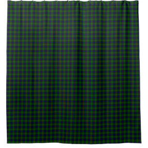 Rideaux De Douche Ogilvie tartan bleu vert plaid