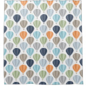 Rideaux De Douche OH motif chaud de ballons à air (Devant)