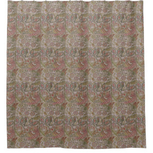 Rideaux De Douche Oiseau floral Vintage William Morris Dove et Rose