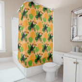Rideaux De Douche Oiseau tropical Toucan Motif sans couture (En situation)