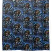 Rideaux De Douche Oiseaux de nuit à surveiller (Devant)