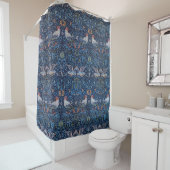 Rideaux De Douche Oiseaux, William Morris (En situation)