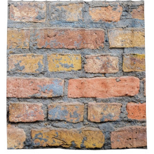 Rideaux De Douche Old brick wall texture backgroundarchitecture, bac