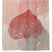 Rideaux De Douche Ombre corail (Devant)