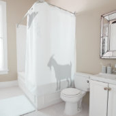 Rideaux De Douche Ombre de chèvre pygmée Silhouette Ombre Buddies (En situation)