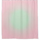 Rideaux De Douche Ombre Gradient Et Mint Rose (Devant)