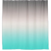Rideaux De Douche Ombre gris turquoise (Devant)