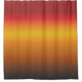 Rideaux De Douche Ombre jaune rouge orange rouge vibrant (Devant)