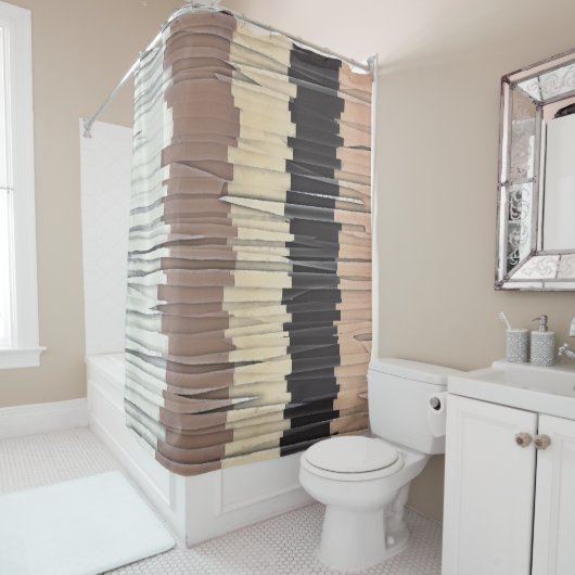 Rideaux De Douche Ombres de couleurs 3 (En situation)