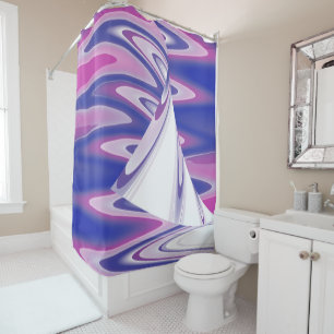 Rideaux De Douche Ondes tournantes