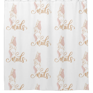 Rideaux De Douche ongles
