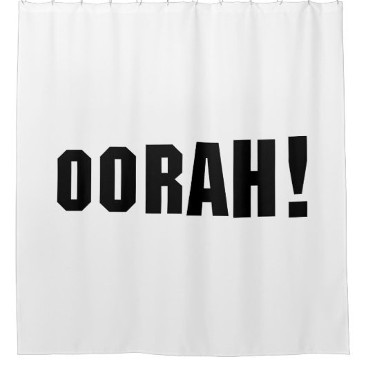 RIDEAUX DE DOUCHE OORAH ! (Devant)