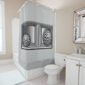 Rideaux De Douche Optique via Formes (En situation)
