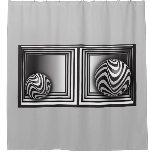 Rideaux De Douche Optique via Formes (Devant)