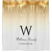 Rideaux De Douche or brillant de luxe (Devant)