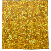 Rideaux De Douche Or De Luxe En Verre Tiré (Devant)