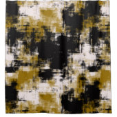 Rideaux De Douche Or noir et blanc   (Devant)